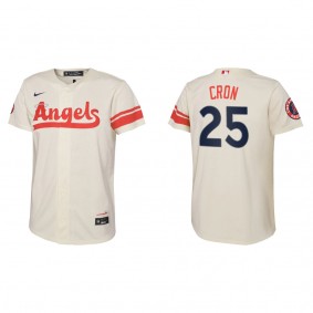 Youth Los Angeles Angels C.J. Cron Cream City Connect Replica Jersey