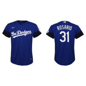 Youth Los Angeles Dodgers Amed Rosario Royal City Connect Replica Jersey
