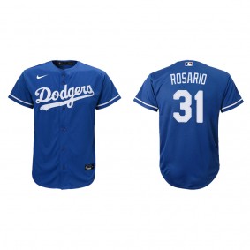 Youth Los Angeles Dodgers Amed Rosario Royal Replica Alternate Jersey