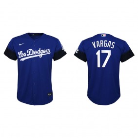 Youth Miguel Vargas Los Angeles Dodgers Royal City Connect Replica Jersey