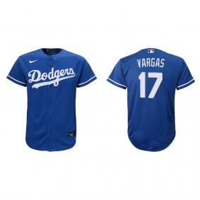 Youth Miguel Vargas Los Angeles Dodgers Royal Replica Alternate Jersey