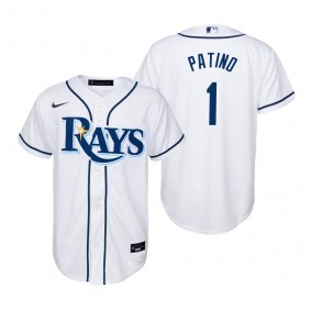 Youth Tampa Bay Rays Luis Patino Nike White Replica Home Jersey