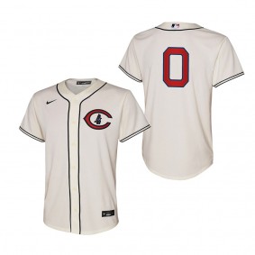 Youth Cubs Marcus Stroman Cream 2022 Field of Dreams Replica Jersey