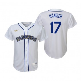 Youth Seattle Mariners Mitch Haniger Nike White Cooperstown Collection Home Jersey