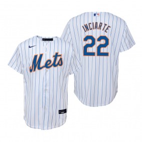 Youth New York Mets Ender Inciarte White Replica Home Jersey