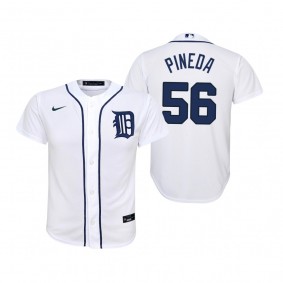 Youth Detroit Tigers Michael Pineda Nike White Replica Home Jersey