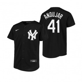 Youth New York Yankees Miguel Andujar Nike Black Replica Jersey