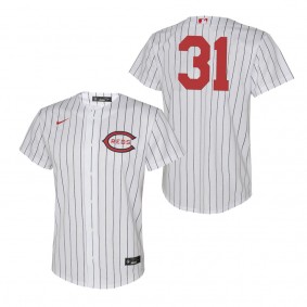 Youth Reds Mike Minor White 2022 Field of Dreams Replica Jersey