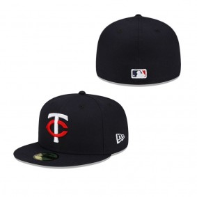 Youth Minnesota Twins Navy 2023 Authentic Collection Home 59FIFTY Fitted Hat
