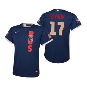 Youth Boston Red Sox Nathan Eovaldi Nike Navy 2021 MLB All-Star Game Jersey