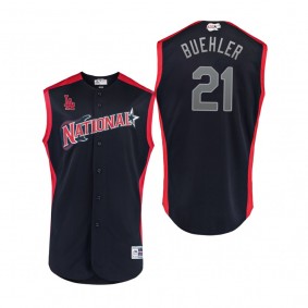Youth National League Dodgers Walker Buehler Navy 2019 MLB All-Star Game Jersey