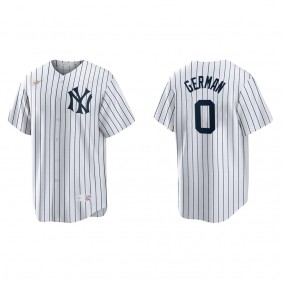 Youth Domingo German New York Yankees White Cooperstown Collection Jersey