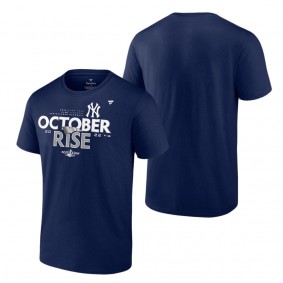 Youth New York Yankees Navy 2022 Postseason Locker Room T-Shirt