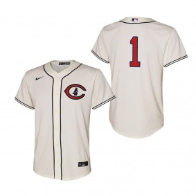 Youth Cubs Nick Madrigal Cream 2022 Field of Dreams Replica Jersey