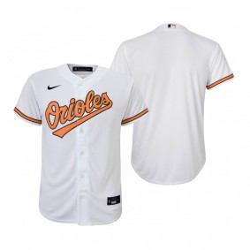 Youth Baltimore Orioles Nike White Replica Home Jersey