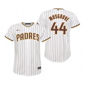 Youth San Diego Padres Joe Musgrove Nike White Replica Home Jersey