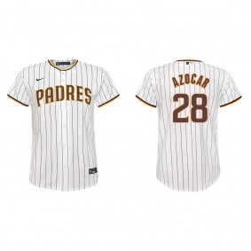Youth Jose Azocar San Diego Padres White Replica Home Jersey