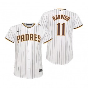 Youth San Diego Padres Yu Darvish Nike White Replica Trade Home Jersey