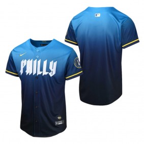 Youth Philadelphia Phillies Blue 2024 City Connect Limited Jersey