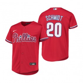 Youth Philadelphia Phillies Mike Schmidt Nike Red Replica Jersey