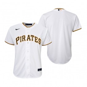 Youth Pittsburgh Pirates Nike White Replica Home Jersey
