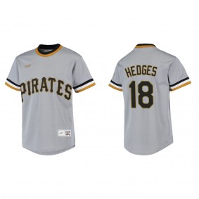 Youth Austin Hedges Pittsburgh Pirates Gray Cooperstown Collection Jersey
