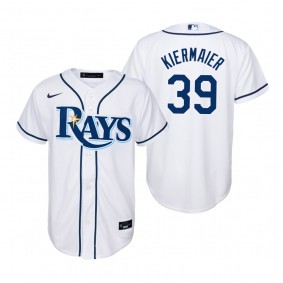 Youth Tampa Bay Rays Kevin Kiermaier Nike White Replica Home Jersey