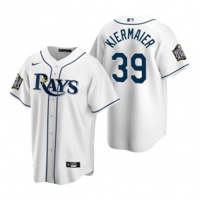 Youth Tampa Bay Rays Kevin Kiermaier White 2020 World Series Replica Jersey