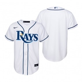 Youth Tampa Bay Rays Nike White Replica Home Jersey