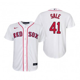 Youth Boston Red Sox Chris Sale Nike White Replica Home Jersey