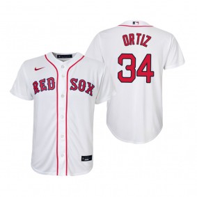 Youth Boston Red Sox David Ortiz Nike White Replica Home Jersey