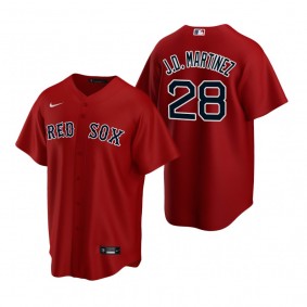 Youth Boston Red Sox J.D. Martinez Nike Red Replica Alternate Jersey