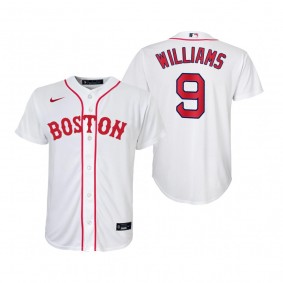 Youth Boston Red Sox Ted Williams Nike White 2021 Patriots' Day Replica Jersey