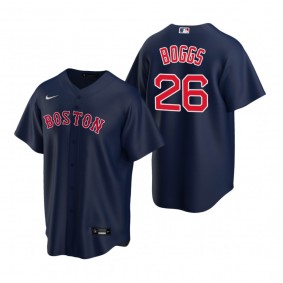 Youth Boston Red Sox Wade Boggs Nike Navy Replica Alternate Jersey