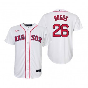 Youth Boston Red Sox Wade Boggs Nike White Replica Home Jersey