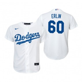 Youth Los Angeles Dodgers Robbie Erlin Nike White Replica Home Jersey
