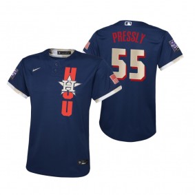 Youth Houston Astros Ryan Pressly Nike Navy 2021 MLB All-Star Game Jersey