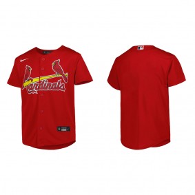 Youth St. Louis Cardinals Red Alternate Replica Jersey