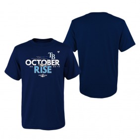 Youth Tampa Bay Rays Navy 2022 Postseason T-Shirt