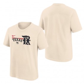 Youth Texas Rangers Cream 2023 City Connect T-Shirt