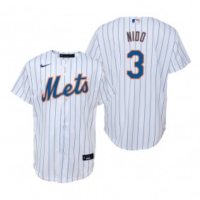 Youth New York Mets Tomas Nido Nike White Replica Home Jersey