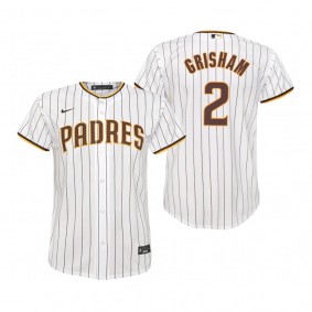 Youth San Diego Padres Trent Grisham Nike White Replica Home Jersey