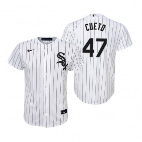 Youth Chicago White Sox Johnny Cueto White Replica Home Jersey