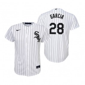 Youth Chicago White Sox Leury Garcia Nike White Replica Home Jersey