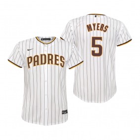 Youth San Diego Padres Wil Myers Nike White Home Replica Jersey