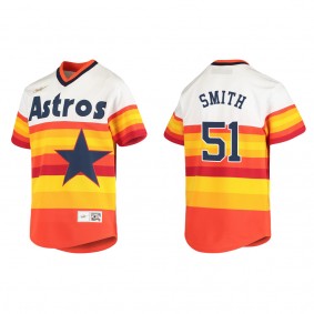 Youth Houston Astros Will Smith White Cooperstown Collection Jersey