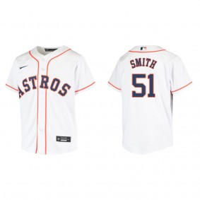 Youth Houston Astros Will Smith White Replica Home Jersey