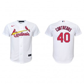 Youth St. Louis Cardinals Willson Contreras White Replica Home Jersey