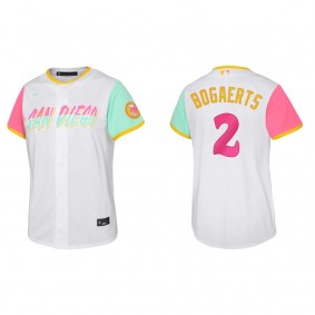 Youth San Diego Padres Xander Bogaerts White City Connect Replica Jersey