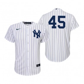 Youth New York Yankees Gerrit Cole Nike White Replica Home Jersey